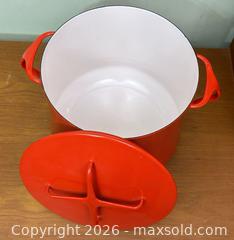 MaxSold Auction: Dansk Large Enamel-Coated Dutch Oven/Stockpot, Red - Ottawa (Ontario, Canada) PARTNER MANAGED Downsizing Online Auction - Greenbriar Avenue