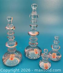 MaxSold Auction: Holmegaard Clear Blown Glass Sculptures - Ottawa (Ontario, Canada) PARTNER MANAGED Downsizing Online Auction - Greenbriar Avenue