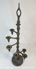 MaxSold Auction: Mid-Century Brutalist 6-Arm Cast Iron Candelabra, 16 in - Ottawa (Ontario, Canada) PARTNER MANAGED Downsizing Online Auction - Greenbriar Avenue