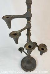 MaxSold Auction: Mid-Century Brutalist 6-Arm Cast Iron Candelabra, 16 in - Ottawa (Ontario, Canada) PARTNER MANAGED Downsizing Online Auction - Greenbriar Avenue