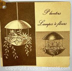 MaxSold Auction: Set of 2 White Metal Industrial Planter Pendant Lights - Ottawa (Ontario, Canada) PARTNER MANAGED Downsizing Online Auction - Greenbriar Avenue