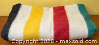 MaxSold Auction: Trapperpoint Eaton's 100% Wool Striped Blanket - Made in England - Ottawa (Ontario, Canada) PARTNER MANAGED Downsizing Online Auction - Greenbriar Avenue