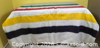 MaxSold Auction: Trapperpoint Eaton's 100% Wool Striped Blanket - Made in England - Ottawa (Ontario, Canada) PARTNER MANAGED Downsizing Online Auction - Greenbriar Avenue