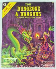 MaxSold Auction: TSR Dungeons & Dragons Basic/Expert Boxed Set (Basic/Expert) - Ottawa (Ontario, Canada) PARTNER MANAGED Downsizing Online Auction - Greenbriar Avenue