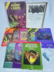 MaxSold Auction: TSR Dungeons & Dragons Basic/Expert Boxed Set (Basic/Expert) - Ottawa (Ontario, Canada) PARTNER MANAGED Downsizing Online Auction - Greenbriar Avenue