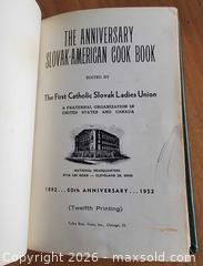 MaxSold Auction: 1952 Slovak-American Cook Book - East Cocalico Township (Pennsylvania, USA) SELLER MANAGED Downsizing Online Auction - Stevens Road