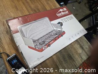 MaxSold Auction: Camp Chef Teton Portable Camping Stove, 2-Burner - San Rafael (California, USA) PARTNER MANAGED Reseller Online Auction - Du Bois Street
