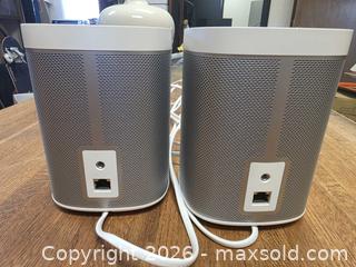 MaxSold Auction: Sonos Play:1 Wireless Speaker Pair White - San Rafael (California, USA) PARTNER MANAGED Reseller Online Auction - Du Bois Street