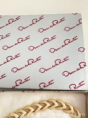 MaxSold Auction: Vintage Oscar de la Renta Necklace and Clip-on Earrings Set, Cream & Gold - Waterloo (Ontario, Canada) SELLER MANAGED Downsizing Online Auction - Ennismore Place