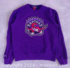 MaxSold Auction: Mitchell & Ness Toronto Raptors Crewneck Sweater, Large – Purple – Excellent Condition - Toronto (Ontario, Canada) SELLER MANAGED Reseller Online Auction - Esandar Drive (STORAGE)