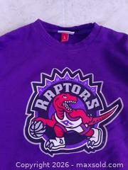 MaxSold Auction: Mitchell & Ness Toronto Raptors Crewneck Sweater, Large – Purple – Excellent Condition - Toronto (Ontario, Canada) SELLER MANAGED Reseller Online Auction - Esandar Drive (STORAGE)