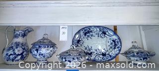 MaxSold Auction: Creil & Montereau “Flora” Set - Los Altos (California, USA) PARTNER MANAGED Estate Sale Online Auction - Almond Avenue