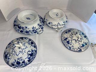 MaxSold Auction: Creil & Montereau “Flora” Set - Los Altos (California, USA) PARTNER MANAGED Estate Sale Online Auction - Almond Avenue