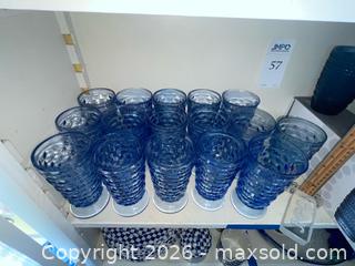MaxSold Auction: Ice Blue Tumblers & Highballs - Los Altos (California, USA) PARTNER MANAGED Estate Sale Online Auction - Almond Avenue