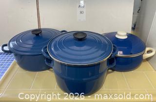 MaxSold Auction: Le Creuset + Enamel Duo - Los Altos (California, USA) PARTNER MANAGED Estate Sale Online Auction - Almond Avenue