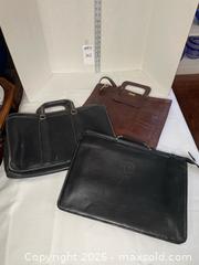 MaxSold Auction: Leather Briefcases - Los Altos (California, USA) PARTNER MANAGED Estate Sale Online Auction - Almond Avenue