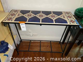 MaxSold Auction:  Mosaic Tile Top Table - Los Altos (California, USA) PARTNER MANAGED Estate Sale Online Auction - Almond Avenue