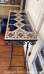 MaxSold Auction:  Mosaic Tile Top Table - Los Altos (California, USA) PARTNER MANAGED Estate Sale Online Auction - Almond Avenue