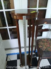 MaxSold Auction: Plant Stand and Chair - Los Altos (California, USA) PARTNER MANAGED Estate Sale Online Auction - Almond Avenue