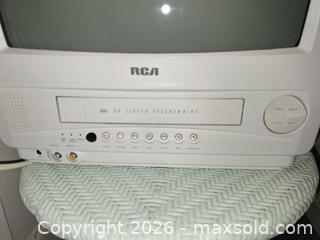 MaxSold Auction: RCA 13-inch TV/VCR combo with table - Los Altos (California, USA) PARTNER MANAGED Estate Sale Online Auction - Almond Avenue