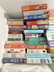MaxSold Auction: The Big Picture: Jigsaw Puzzles - Los Altos (California, USA) PARTNER MANAGED Estate Sale Online Auction - Almond Avenue