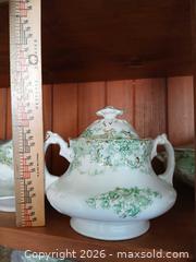 MaxSold Auction: The Florentine Green Johnson Bros China Set - Los Altos (California, USA) PARTNER MANAGED Estate Sale Online Auction - Almond Avenue