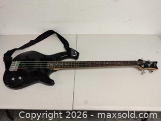 MaxSold Auction: Dean 4-String Electric Bass Guitar, Black - Irvine (California, USA) SELLER MANAGED Downsizing Online Auction - Jeronimo Road