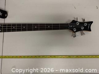 MaxSold Auction: Dean 4-String Electric Bass Guitar, Black - Irvine (California, USA) SELLER MANAGED Downsizing Online Auction - Jeronimo Road