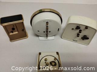 MaxSold Auction: Lot of 4 Vintage Mechanical Wind-Up Alarm Clocks - Irvine (California, USA) SELLER MANAGED Downsizing Online Auction - Jeronimo Road
