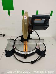 MaxSold Auction: Ryobi 10" Compound Miter Saw, Corded Electric - Irvine (California, USA) SELLER MANAGED Downsizing Online Auction - Jeronimo Road