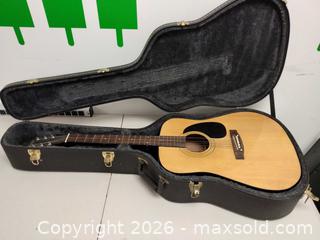 MaxSold Auction: Suzuki SSG-300 Dreadnought Acoustic Guitar, Natural - Irvine (California, USA) SELLER MANAGED Downsizing Online Auction - Jeronimo Road