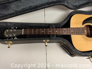 MaxSold Auction: Suzuki SSG-300 Dreadnought Acoustic Guitar, Natural - Irvine (California, USA) SELLER MANAGED Downsizing Online Auction - Jeronimo Road