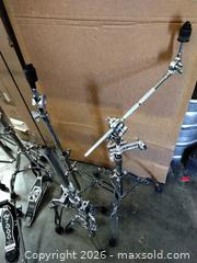 MaxSold Auction: Tama & DW Chrome Drum Hardware Set — Stands and Bass Pedal - Irvine (California, USA) SELLER MANAGED Downsizing Online Auction - Jeronimo Road