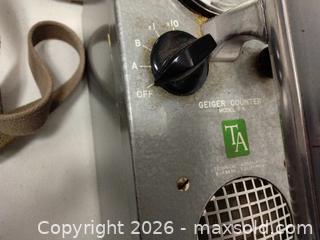 MaxSold Auction: Technical Associates (TA) Model F-6 Geiger Counter / Radiation Detector - Irvine (California, USA) SELLER MANAGED Downsizing Online Auction - Jeronimo Road