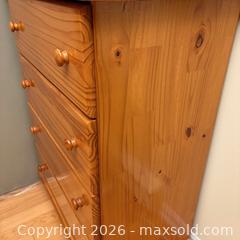 MaxSold Auction: 4 drawer wooden dresser - Ottawa (Ontario, Canada) SELLER MANAGED Charity/Fundraising Online Auction - Pauline-Charron Place