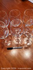 MaxSold Auction: 6 large crystal wine glasses - Ottawa (Ontario, Canada) SELLER MANAGED Charity/Fundraising Online Auction - Pauline-Charron Place