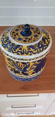MaxSold Auction: Large ceramic Ginger Jar purchased in France - Ottawa (Ontario, Canada) SELLER MANAGED Charity/Fundraising Online Auction - Pauline-Charron Place