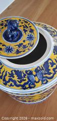 MaxSold Auction: Large ceramic Ginger Jar purchased in France - Ottawa (Ontario, Canada) SELLER MANAGED Charity/Fundraising Online Auction - Pauline-Charron Place