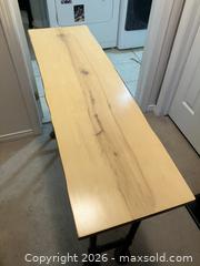 MaxSold Auction: Live Edge Console table - Ottawa (Ontario, Canada) SELLER MANAGED Charity/Fundraising Online Auction - Pauline-Charron Place