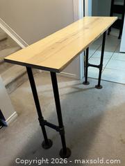 MaxSold Auction: Live Edge Console table - Ottawa (Ontario, Canada) SELLER MANAGED Charity/Fundraising Online Auction - Pauline-Charron Place