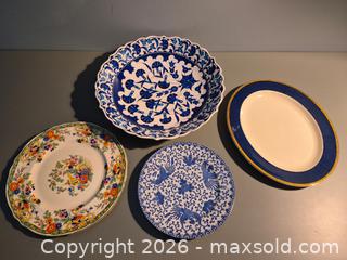 MaxSold Auction: Lot of Vintage serving plates - Ottawa (Ontario, Canada) SELLER MANAGED Charity/Fundraising Online Auction - Pauline-Charron Place