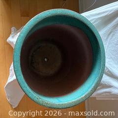 MaxSold Auction: Very large glazed plant pot - Ottawa (Ontario, Canada) SELLER MANAGED Charity/Fundraising Online Auction - Pauline-Charron Place
