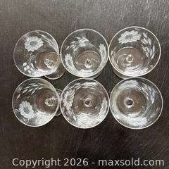 MaxSold Auction: Vintage Cornflower Lunch Plates, Sherry Glasses, Sorbet Glasses - Ottawa (Ontario, Canada) SELLER MANAGED Charity/Fundraising Online Auction - Pauline-Charron Place