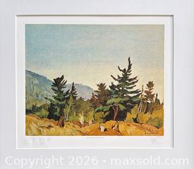 MaxSold Auction: Framed Hand Signed Group of Seven Lithograph by A.J. Casson “Woodland Combermere” COA  - Barrie (Ontario, Canada) PARTNER MANAGED Reseller Online Auction - Collier Street