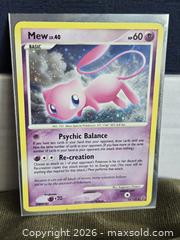 MaxSold Auction: Pokemon Mew Secret Wonders Cosmos Holo MP 15/132 - Toronto (Ontario, Canada) PARTNER MANAGED Downsizing Online Auction - McAdam Avenue