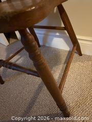 MaxSold Auction: 2 Vintage Solid Wood Windsor Spindle-Back Dining Chair, Brown - Dysart and Others (Ontario, Canada) SELLER MANAGED Downsizing Online Auction - Webb Circle