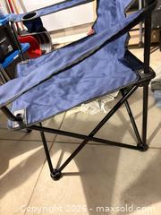 MaxSold Auction: 3 Folding Camping Chairs — Maple Leafs Licensed + Generic - Dysart and Others (Ontario, Canada) SELLER MANAGED Downsizing Online Auction - Webb Circle