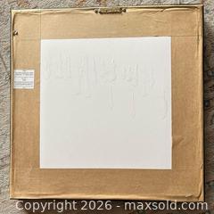 MaxSold Auction: Abstract Teal/Green & Yellow Framed Wall Art, Square - Dysart and Others (Ontario, Canada) SELLER MANAGED Downsizing Online Auction - Webb Circle