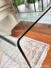 MaxSold Auction: Clear Glass Rectangular Coffee Table, Modern/Contemporary (plants and fish not included) - Dysart and Others (Ontario, Canada) SELLER MANAGED Downsizing Online Auction - Webb Circle