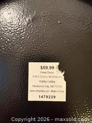 MaxSold Auction: Hobby Lobby Black Metal Train Wall Decor, 19 x 23.6 in - Dysart and Others (Ontario, Canada) SELLER MANAGED Downsizing Online Auction - Webb Circle
